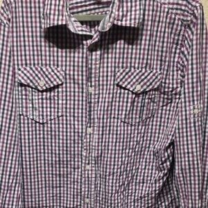 Paper Denim & Cloth Long Sleeve Button-Up Shirt – Size XL